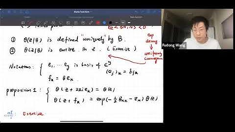 A very short introduction to theta functions