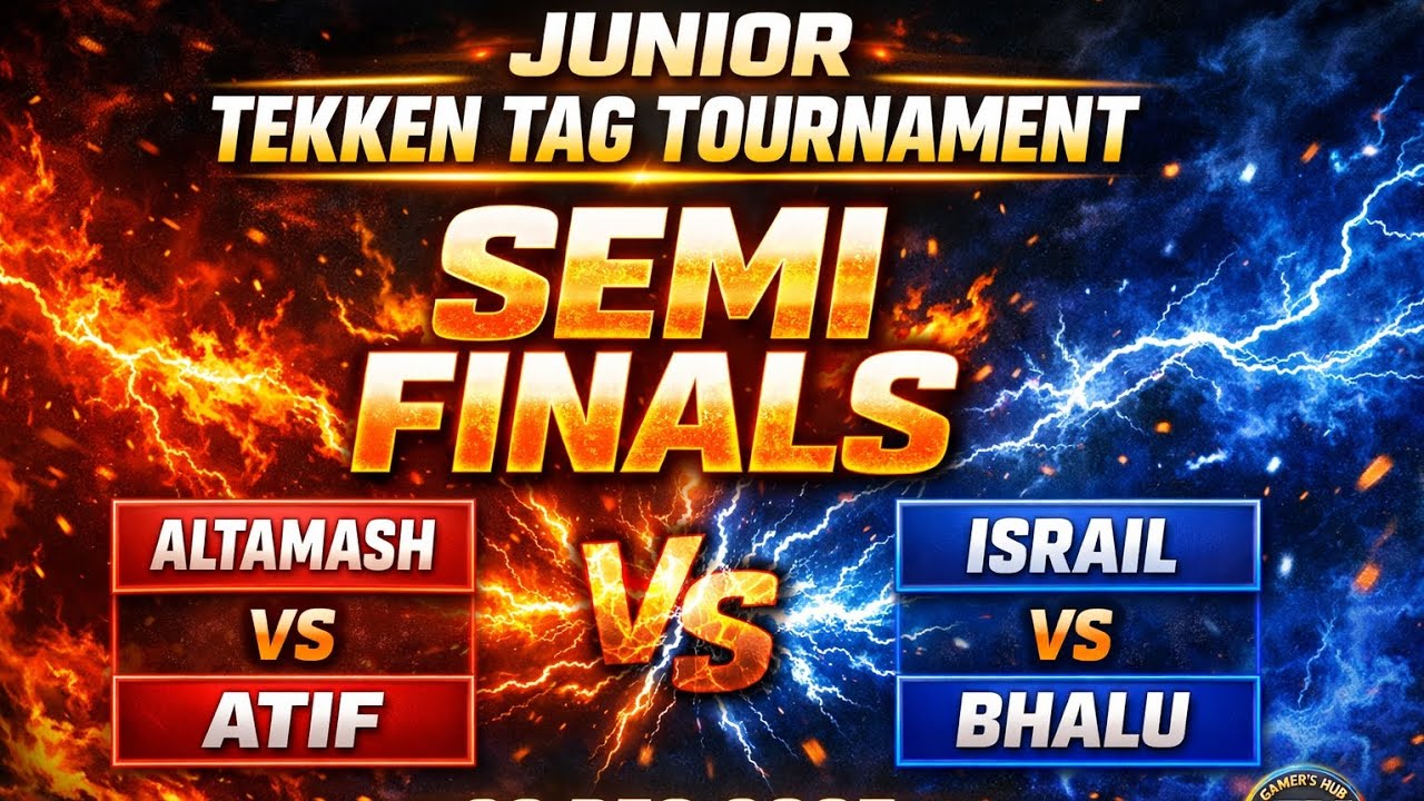 Junior Tekken Tag Tournament Semi Finals 🔥 | Altamash vs Atif | Israil vs Bhalu | Gamer’s Hub