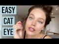 Cat Eye For Dummies Makeup Tutorial | Cat Eye For Beginners | How To Do The Perfect Cat Eye