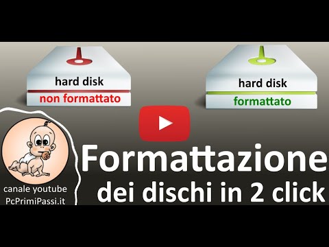 Video: Come Formattare Rapidamente Un Disco