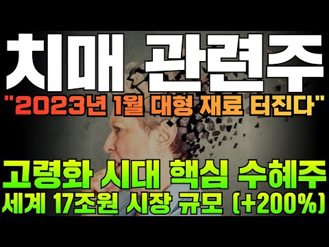   치매 관련주 총정리 알츠하이머 관련주 피플바이오 에이비엘바이오 보로노이 샤페론 인벤티지랩 일동제약