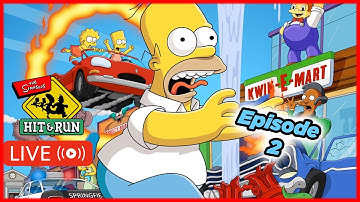 The Simpsons: Hit & Run Episode 3 - Full Game No Commentary - Live