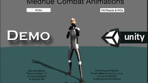 Medhue Combat Animations for Unity3D