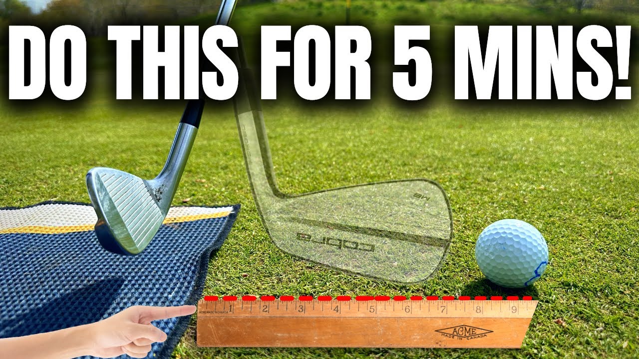5 Minutes Of This Drill GETS YOU Effortless Ball Striking (Do It Before ...