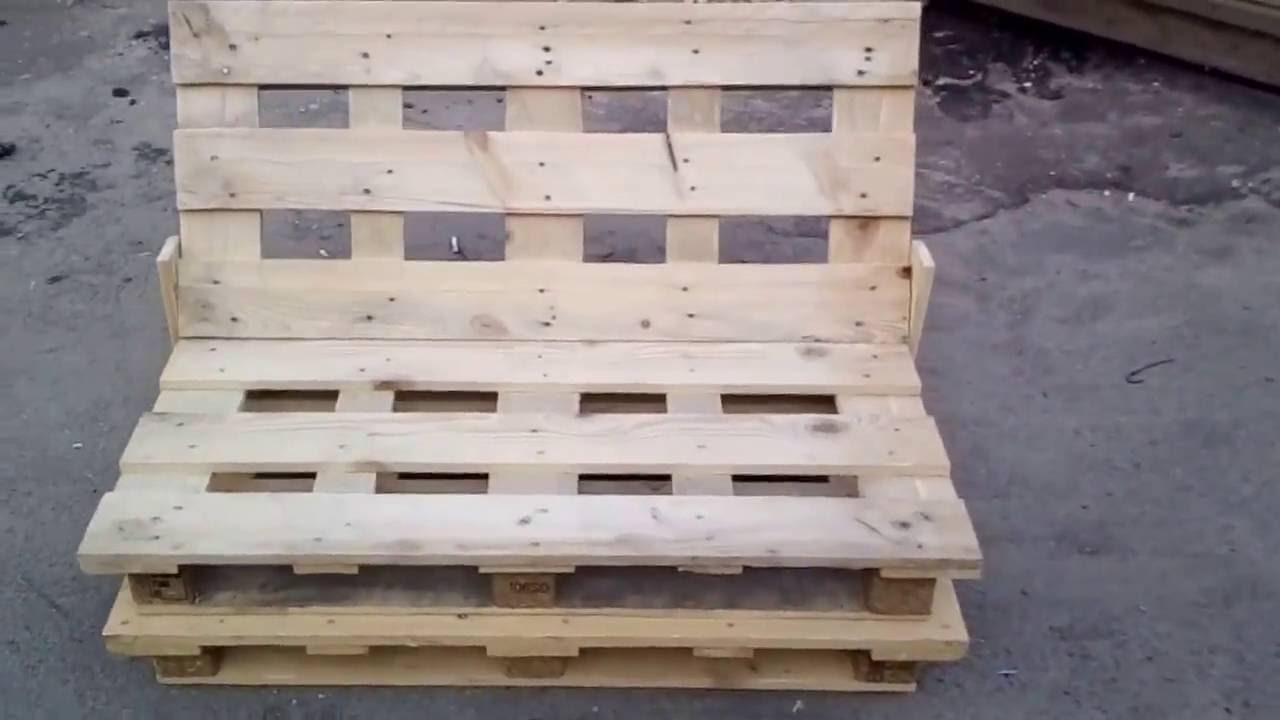 Лавочка з палетт || Львів