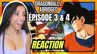 DRAGON BALL Z ABRIDGED EPISODE 3 & 4 REACTION