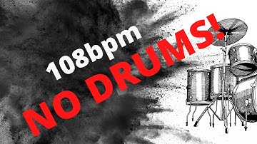 No Drums Groove Metal Backing Track. 108bpm