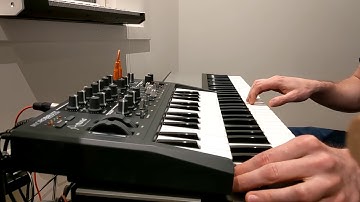 First test of Microbrute (bass lines)