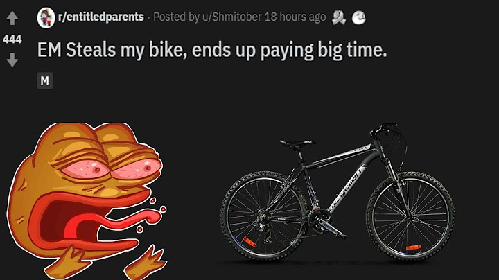 r/Entitled Parents Entitled mom tries to steal kids bike.