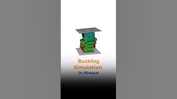 Buckling Simulation in Abaqus #abaqus #buckling