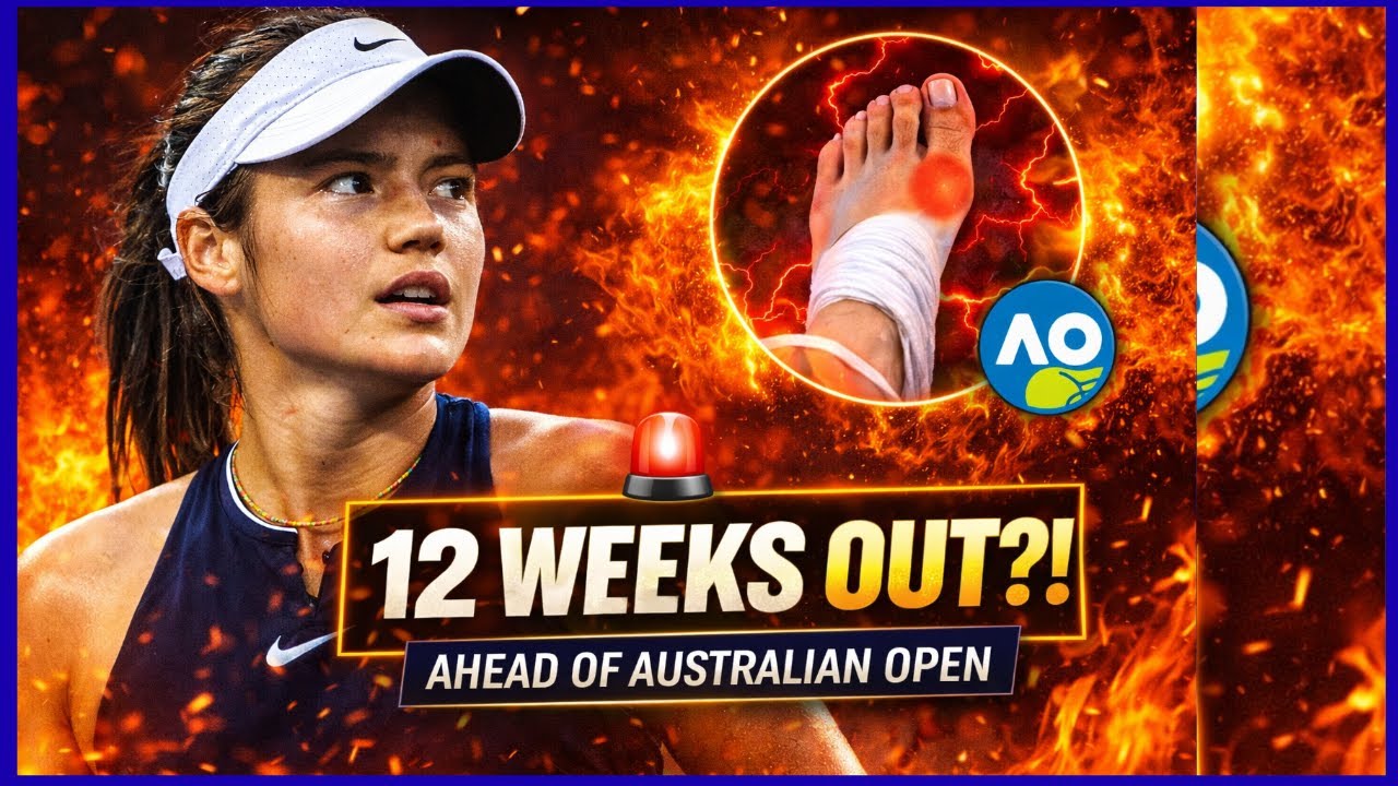Emma Raducanu Risks 12 Weeks Out Injured Ahead of Australian Open 🚨