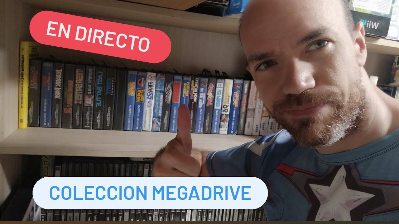 NOCHE DE DIRECTO Y ENSEÑAMOS COLECCION DE SEGA MEGADRIVE GENESIS