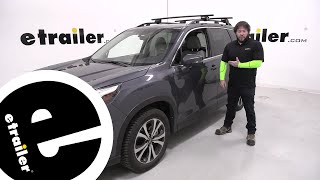 etrailer | Yakima JetStream Crossbars Installation  2022 Subaru Forester