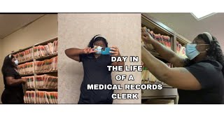 DAY IN THE LIFE AS A MEDICAL RECORDS CLERK/AMAZON HAUL ETC/ ELIZA’S LIFE #medicalrecords