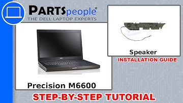 Dell Precision M6600 Speaker How-To Video Tutorial