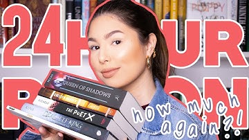 ⏱ i read 5 books in 24 HOURS straight?! // 24 hour readathon vlog
