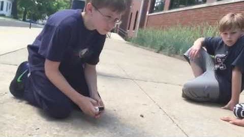 Derek successfully docks robot to solar charging station