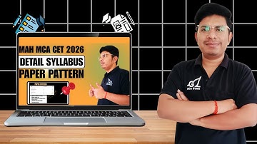 👉 MAH MCA CET 2026 | Complete Syllabus & Paper Pattern Explained 🔥