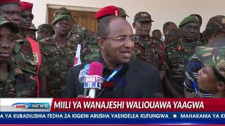 Wanajeshi wa Tanzania waliouawa kwenye majukumu ya MONUSCO waagwa