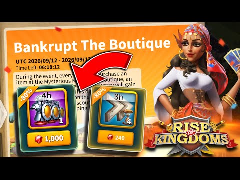 You Are Doing This Event Wrong! (Bankrupt The Boutique Max Efficiency Main & Farm Account Guide)
