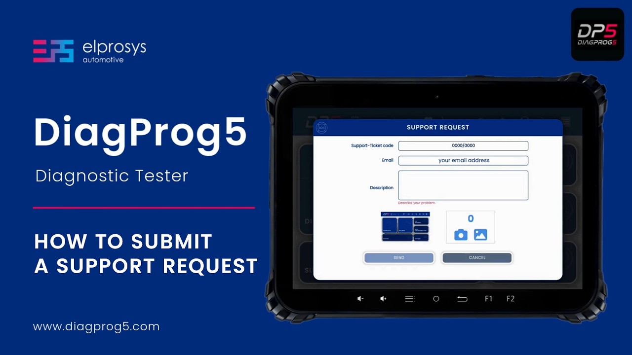DiagProg5 How to submit a Support Request
