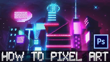 How To Pixel Art Like A PRO In Photoshop! (EASY)