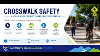 Crosswalk Safety: A Quick Guide for Bicyclists and Pedestrians