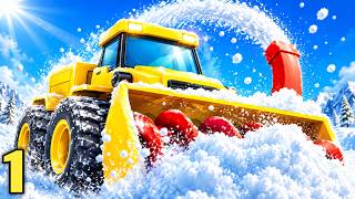 Clean Snow 3D: Collect & Build #1 – Clearing Snow & Building from Scratch! 🏗️🔥 (Android, iOS) screenshot 1