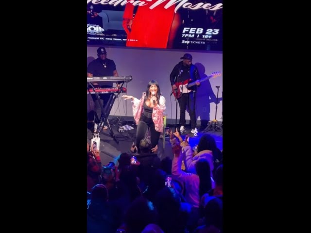 Teedra Moses performs LIVE at the legendary SOBs in NYC!