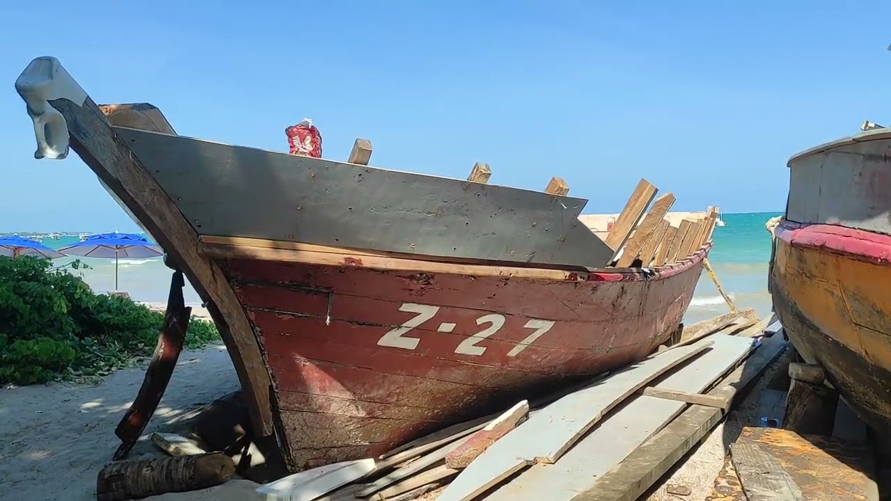 Andamento da reforma do banco de pesca 