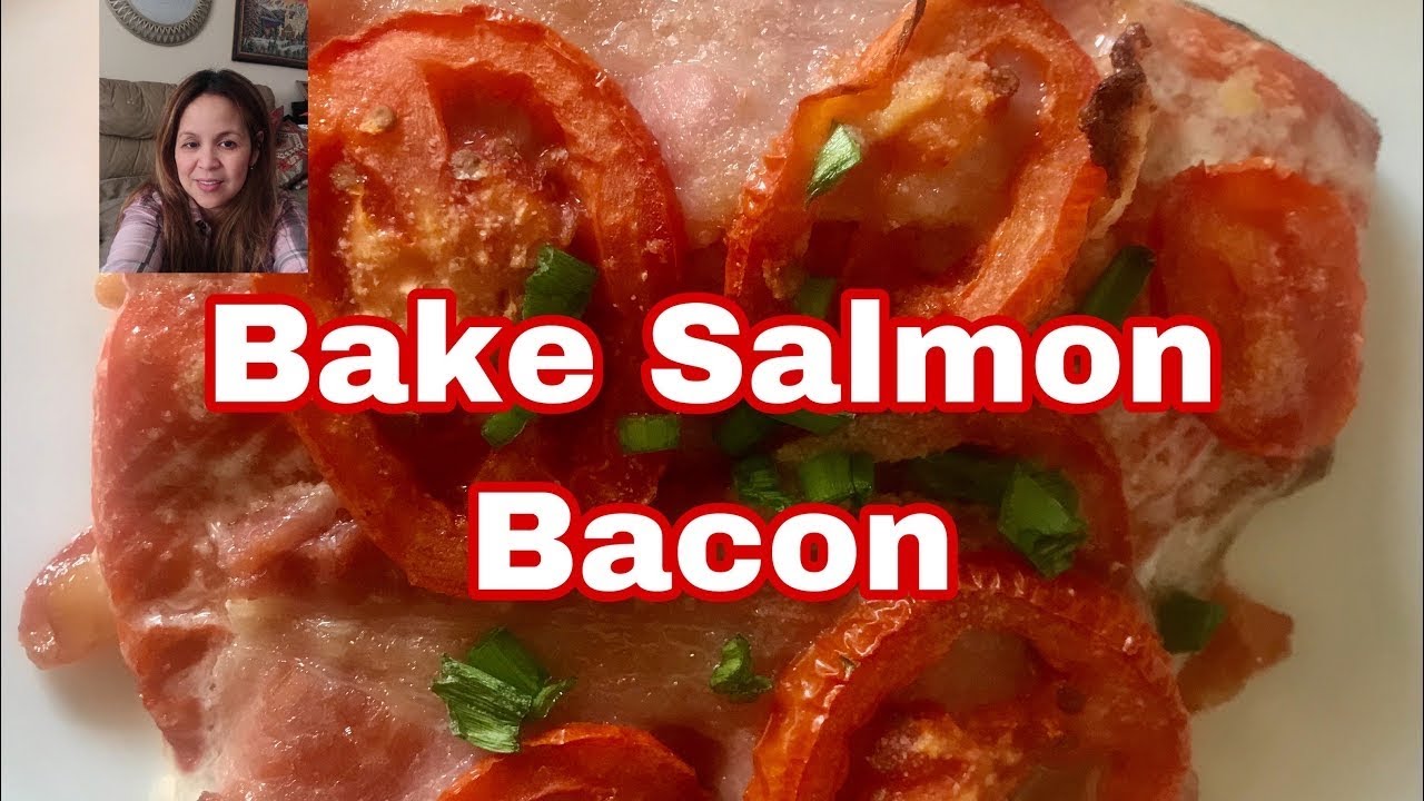 How to Cook Salmon tomato, bacon in a Portable Oven Toaster Oven