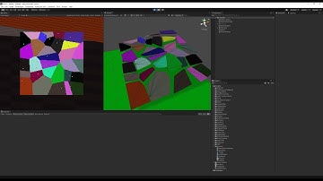 Voronoi Texture Cells into Mesh Pieces