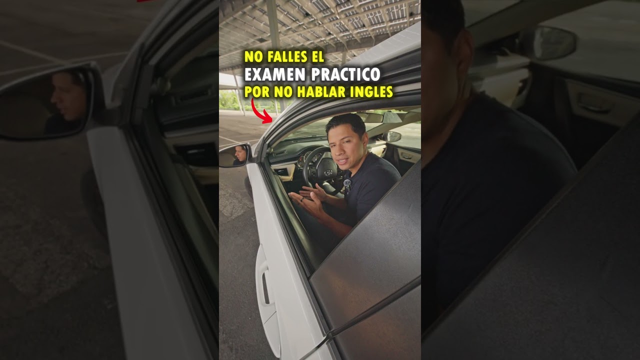 Frases clave en inglés para aprobar el examen práctico de conducir en Estados Unidos