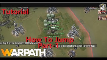 Warpath Tutorial 113- How To Be Best to Jump & Fight Part-1 (HunterBBQ Tips & Tricks)