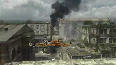 Across the Map Throwing Knife on Fallen MW3