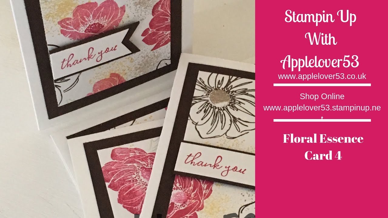 Stampin Up Floral Essence Card 4 YouTube