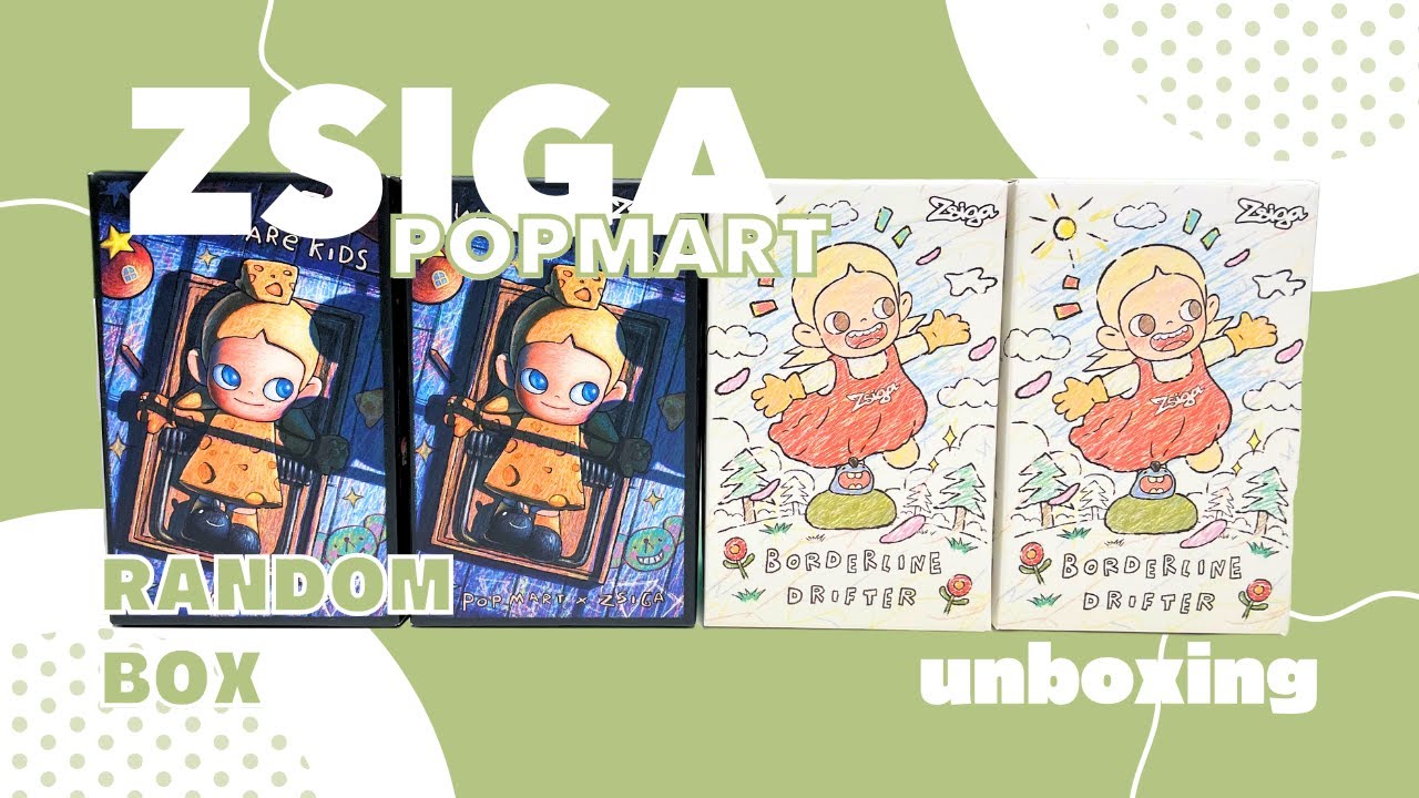 POPMART] It's not just cute! ZSIGA is deep! Unboxing the 2nd