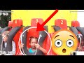 ZOEY FIRST ROLLER COASTER RIDE!!! *SHOCKING*