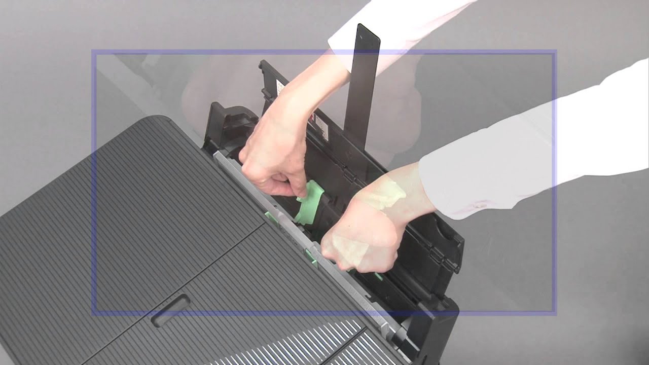 Load paper in the MultiPurpose tray (MP tray) [Brother Global Support