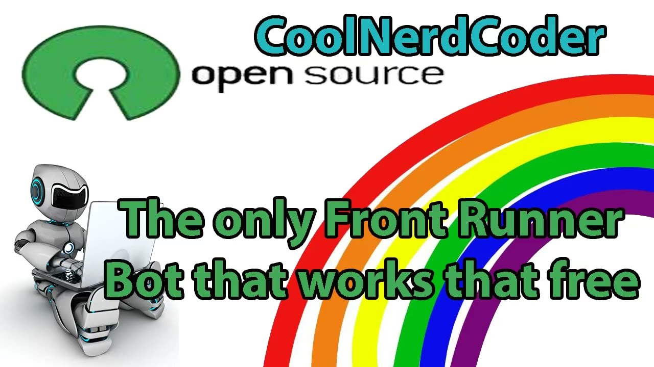 A highly efficient open source free FrontRunner bot that is written in pure JavaScript. I made Bank