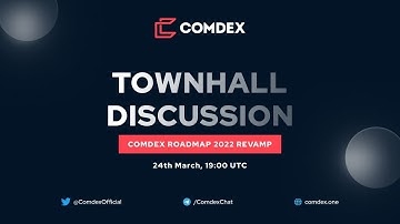 Comdex Townhall Discussion | Roadmap Revamp 2022 | $CMDX | Bridging DeFi & CeFi