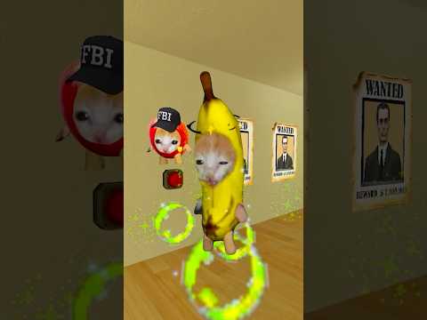 Bananacat Trying to Tricked Applecat Policeman Pt.14 #shorts 😾🍌