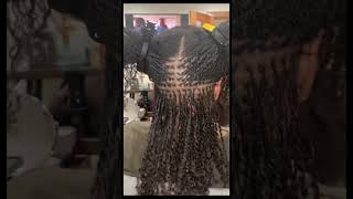 X SMall Micro Loc Install #microlocs #braidsthatspeak 