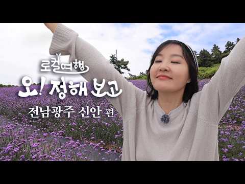 보랏빛으로 물들인 천사의 섬💜 신안 힐링 여행 | 로컬여행 오정해보고 ep.23