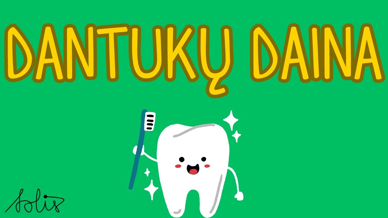 Švarių dantukų daina | Lietuviškos dainelės vaikams