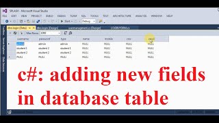 Add new column in sql