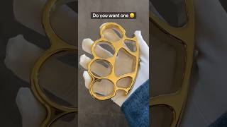 Collectible brass knuckle bottle opener #edc #foryou #knuckles #edc #edcgear #defense #selfdefense