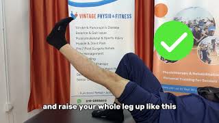 Straight Leg Raise (SLR) | Best Exercise for Knee OA Pain, Weakness & Knee Surgery Recovery