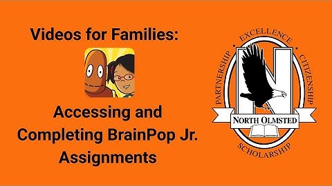Accessing and Completing BrainPopJr. Assignments