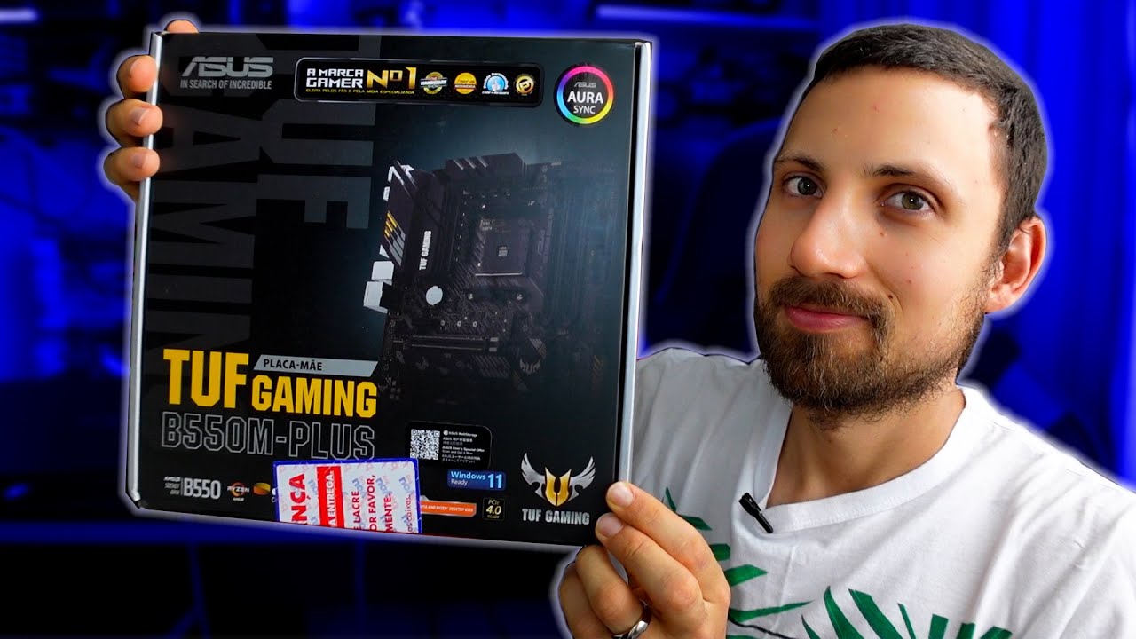 Placa-Mãe Asus TUF Gaming B550M-Plus (Unboxing)